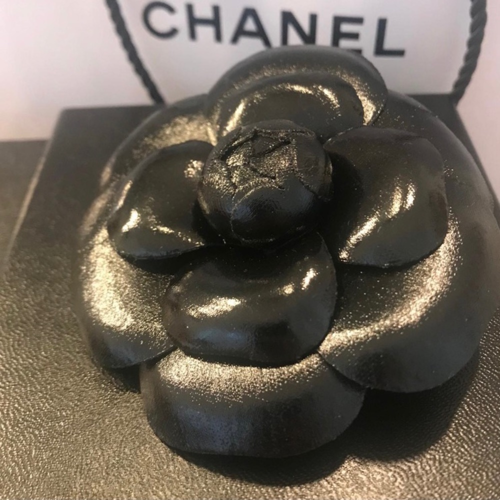 Chanel coated fabric Camelia
